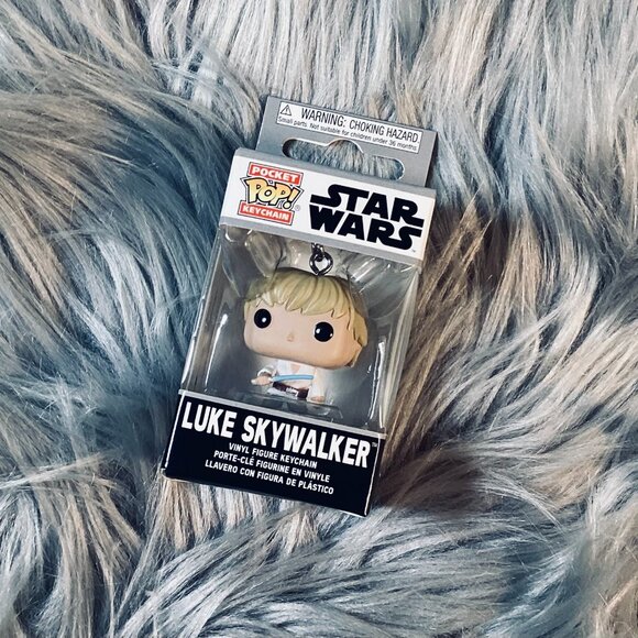 Funko Pocket Pop! Star Wars Luke Skywalker Vinyl Figure Keychain - Picture 1 of 3